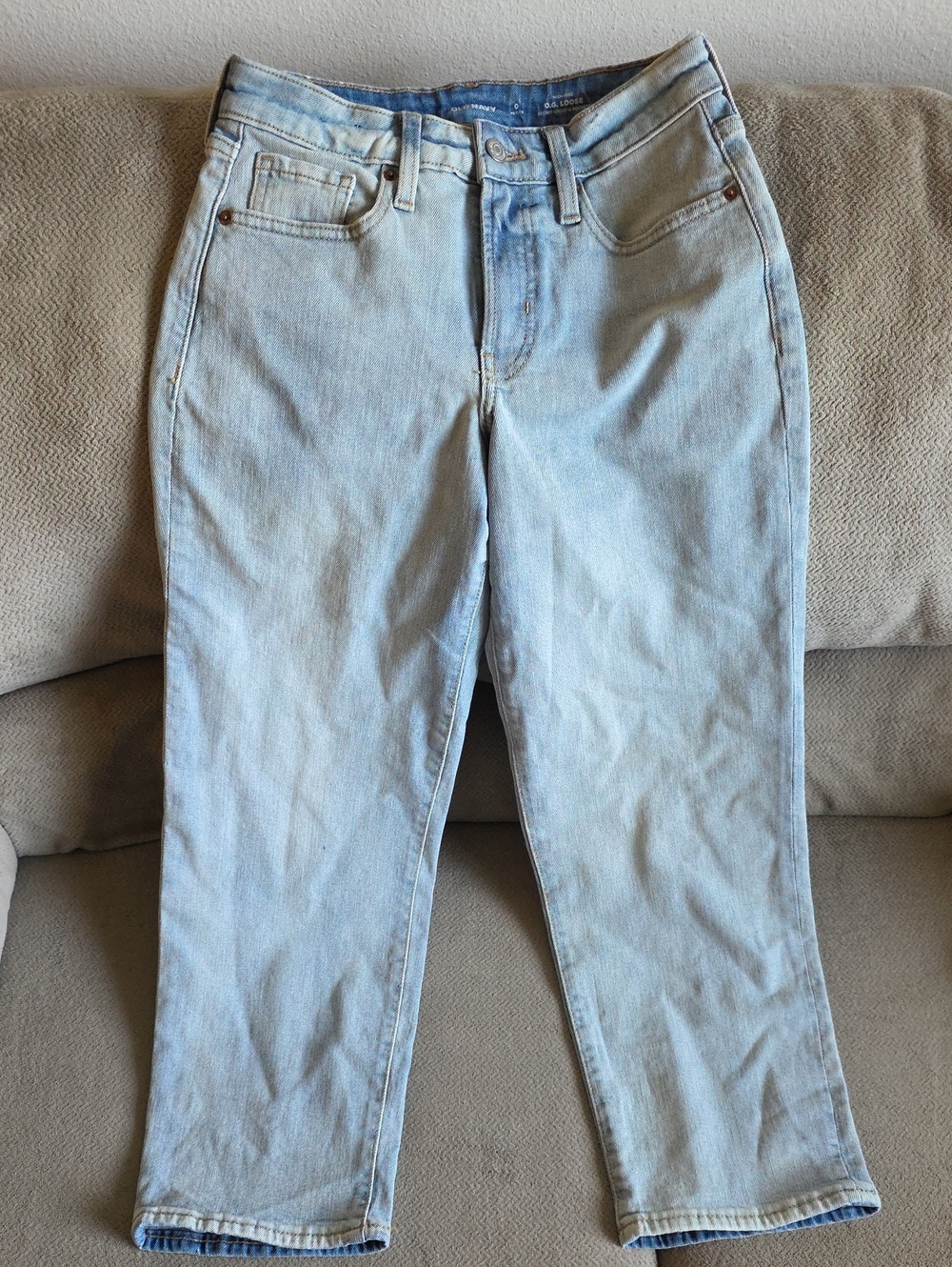 Old Navy Light Blue High-Rise O.G. Loose Jeans